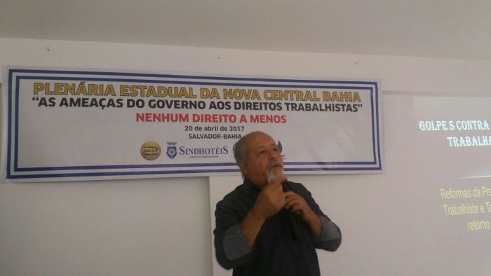 Imagem da notícia: FESPUMEB PARTICIPA DE PLENÁRIA DA NCST – BA CONTRA AS REFORMAS IMPOSTAS PELO GOVERNO FEDERAL